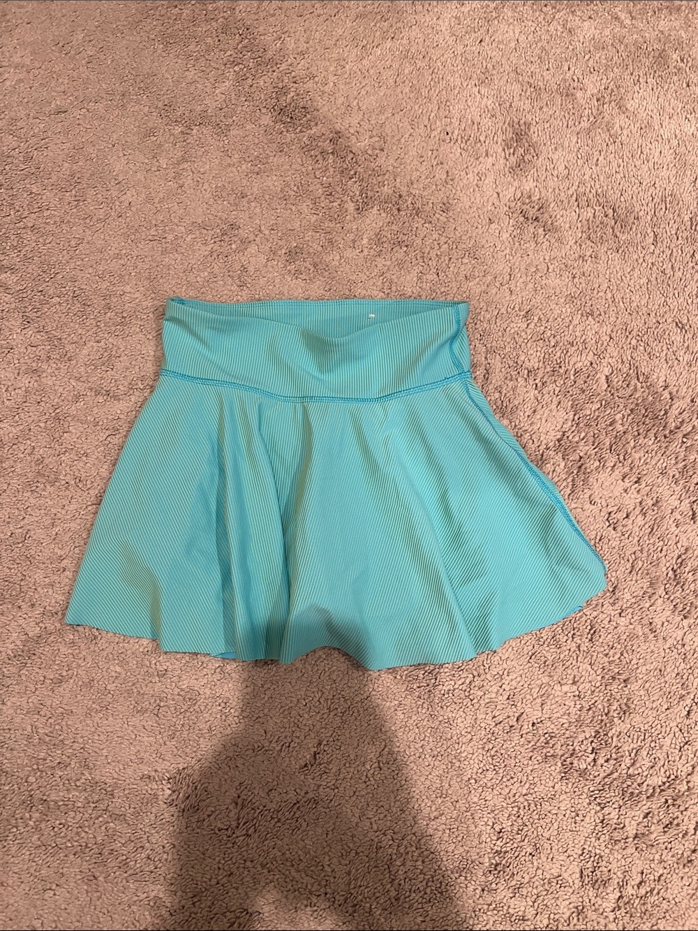 Girls Aqua Blue Skater Skirt